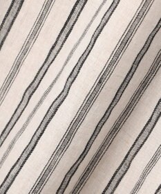 23区 【洗える】リネンストライプ Aライン スカート