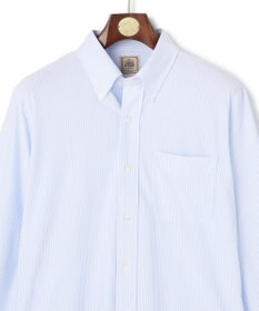 J.PRESS MEN 【接触冷感 / 吸水速乾 / UVカット / 高通気性】【SMART TECH】 ロンドンストライプ ジャージーシャツ