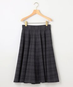 組曲 【WEB限定カラーあり】ウールライクストレッチ フレアスカート