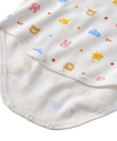 MIKI HOUSE HOT BISCUITS 【70-80cm】 長袖ボディシャツ(かぶり仕様)