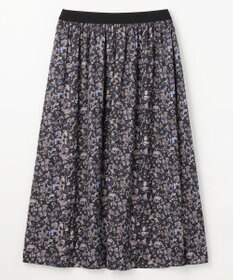 ANY 【ウエストゴム】モザイクプリントスカート