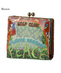tsumori chisato CARRY ガーデンゴルフクラブ がま口 ミニ財布 2つ折り財布