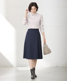 J.PRESS LADIES S 【洗える】LANATEC シャークスキン&ヘリンボーン スカート