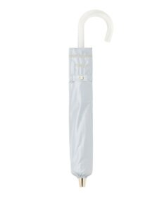 MOONBAT 【 遮光率100％/遮熱/UV】FURLA(フルラ) 晴雨兼用日傘 ジッパー刺繍 折りたたみ傘 楽折