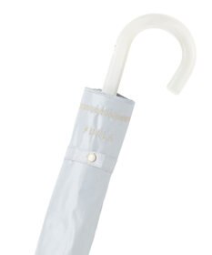 MOONBAT 【 遮光率100％/遮熱/UV】FURLA(フルラ) 晴雨兼用日傘 ジッパー刺繍 折りたたみ傘 楽折