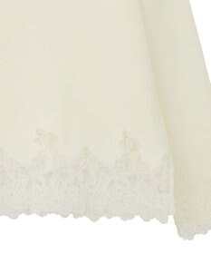 YECCA VECCA レースヘムニット