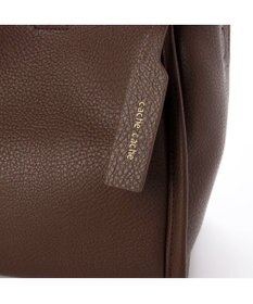 UNBILLION カシュカシュ cachecache / ミニショルダー付きソフトレザー調ミニトートバッグ