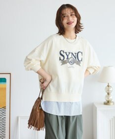 Green Parks アソートカレッジロゴ裏毛プルオーバー