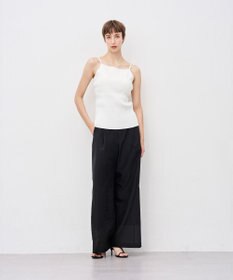 uncrave リブニット カップ付きキャミソール