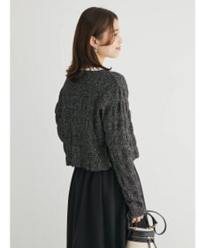 Green Parks ・ＡＮＤ　ＳＥＡＲＣＨ　ラメランダムリブカーディガン