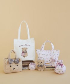 Maison de FLEUR リボンベアチャームポーチ