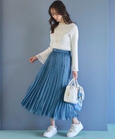 ANY SIS 【洗える】シアーディテール ニット