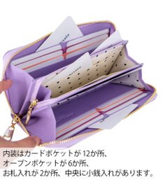 tsumori chisato CARRY ラインネコ ラウンドファスナー長財布