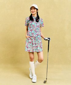 23区GOLF 【WOMEN】フラワーショートパンツ