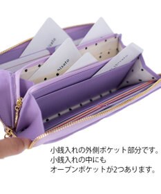 tsumori chisato CARRY ラインネコ ラウンドファスナー長財布