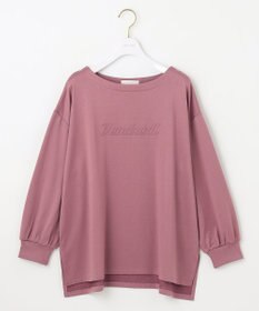 ANY SIS 【洗える】ミニ裏毛エンボスロゴ カットソー