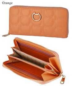 tsumori chisato CARRY ラインネコ ラウンドファスナー長財布
