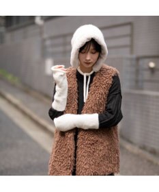 林八百吉商店 un chapeau  アンゴラアームカバー