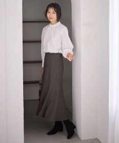 ANY 【手洗い可能/抗菌防臭/UVカット/速乾】フリルモックブラウス