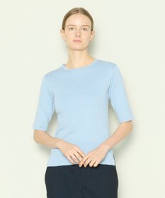 JOSEPH 【洗える】フィールコットン　ニットTEE