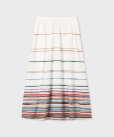 Paul Smith Cairo Stripe Chalk プリント スカート
