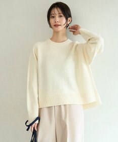 UNFILO カシミヤブレンド クルーネックニット