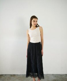 GRACE CONTINENTAL エンブロイダリーロングスカート