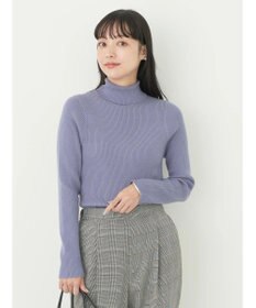 earth music&ecology やわらかタッチリブタートルネックプルオーバー