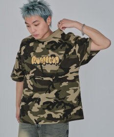 WEGO 【ユニセックス着用ITEM/MLサイズ展開】カモフラグラフィックT（SS）