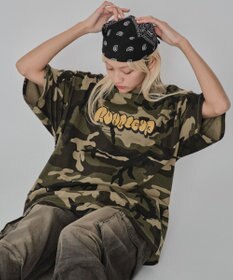 WEGO 【ユニセックス着用ITEM/MLサイズ展開】カモフラグラフィックT（SS）