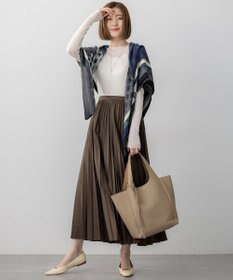 23区 S 【洗える】シアーリブハイネック ニット