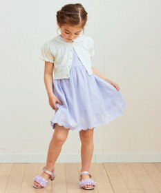 ANY KIDS 半袖 ニット カーディガン