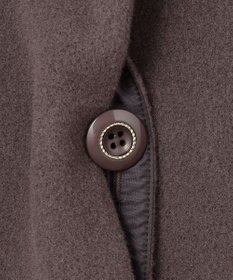 ANY SIS ファインウールモッサ ノーカラーコート