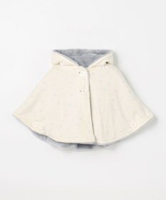 組曲 KIDS 【90㎝】あったかリバーシブルマント