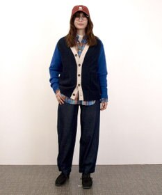 J.PRESS YORK STREET 【UNISEX】ウールカシミヤ カーディガン