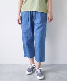 caqu FS linen cropped tapered pants クロップド丈 リネンイージーパンツ