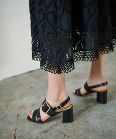 GRACE CONTINENTAL エンブロイダリーロングスカート