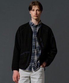 JOSEPH ABBOUD MOUNTAIN 【軽量/レイヤードにおすすめ】ボアフリース カーディガン