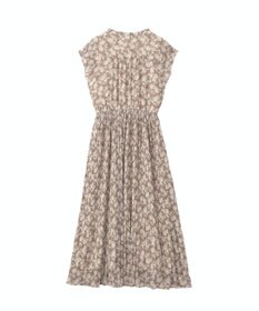 YECCA VECCA 花柄プリーツワンピース