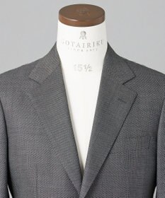 GOTAIRIKU 横に伸びる【TasmaniaWool/タマニアウール】ストレッチ スーツ（グレー）