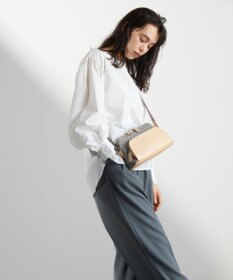 Y'SACCS モノグラムジャカード　ハーフムーンショルダー