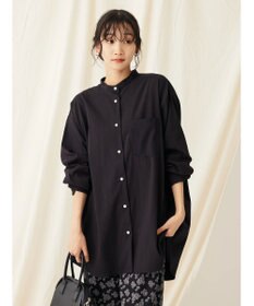 CRAFT STANDARD BOUTIQUE レーヨンデシンバンドカラーシャツ