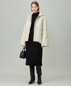 ICB 【WEB限定カラーあり・撥水加工】ADSダウン フーデットミドル丈コート