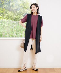 UNFILO 【接触冷感/吸水速乾】BEAUTY FORM フレアTシャツ