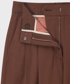 Paul Smith コットンギャバジン タックパンツ