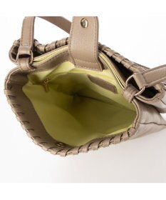 UNBILLION perche 牛革ソフト3層かがり2wayショルダーバッグ