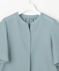 ANY SIS S スムージーポリエステル スキッパー ブラウス