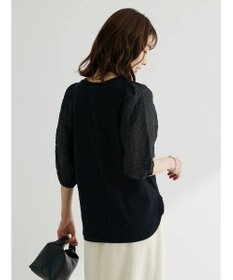 Green Parks ・ＳＵＧＡＲ　ＳＰＯＯＮ　シャーリング袖プルオーバー