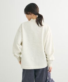 Green Parks 配色リブニットドッキング裏起毛プルオーバ