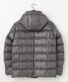 JOSEPH ABBOUD 【撥水/フード取り外し可/ダウン】パウダータフタ ダウン ブルゾン